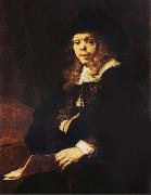 Rembrandt van rijn Portrait of Gerard de Lairesse oil painting on canvas